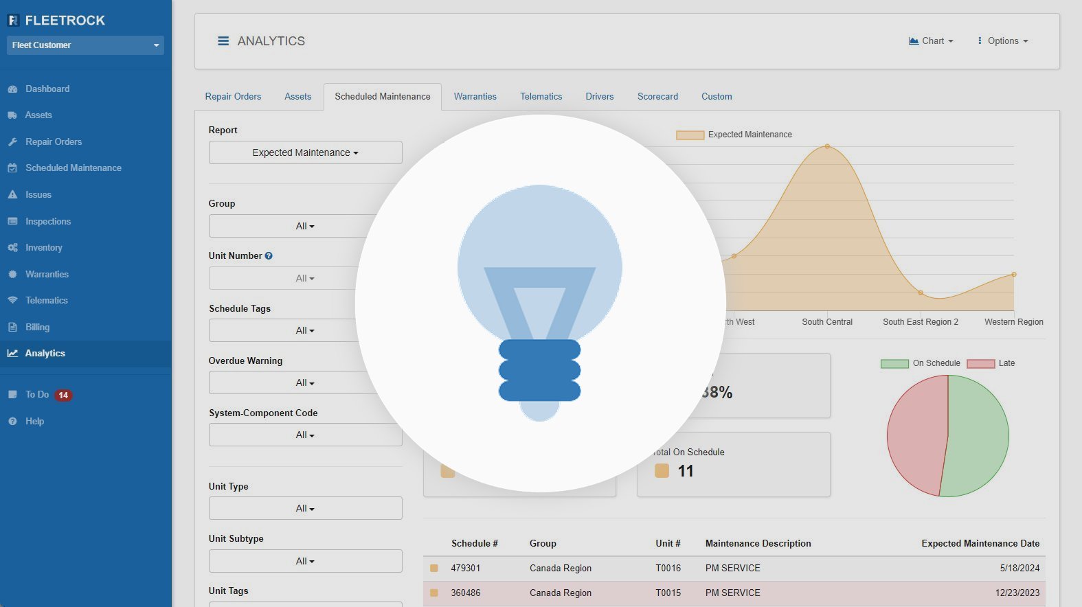 Fleet Management AI Software Screenshot